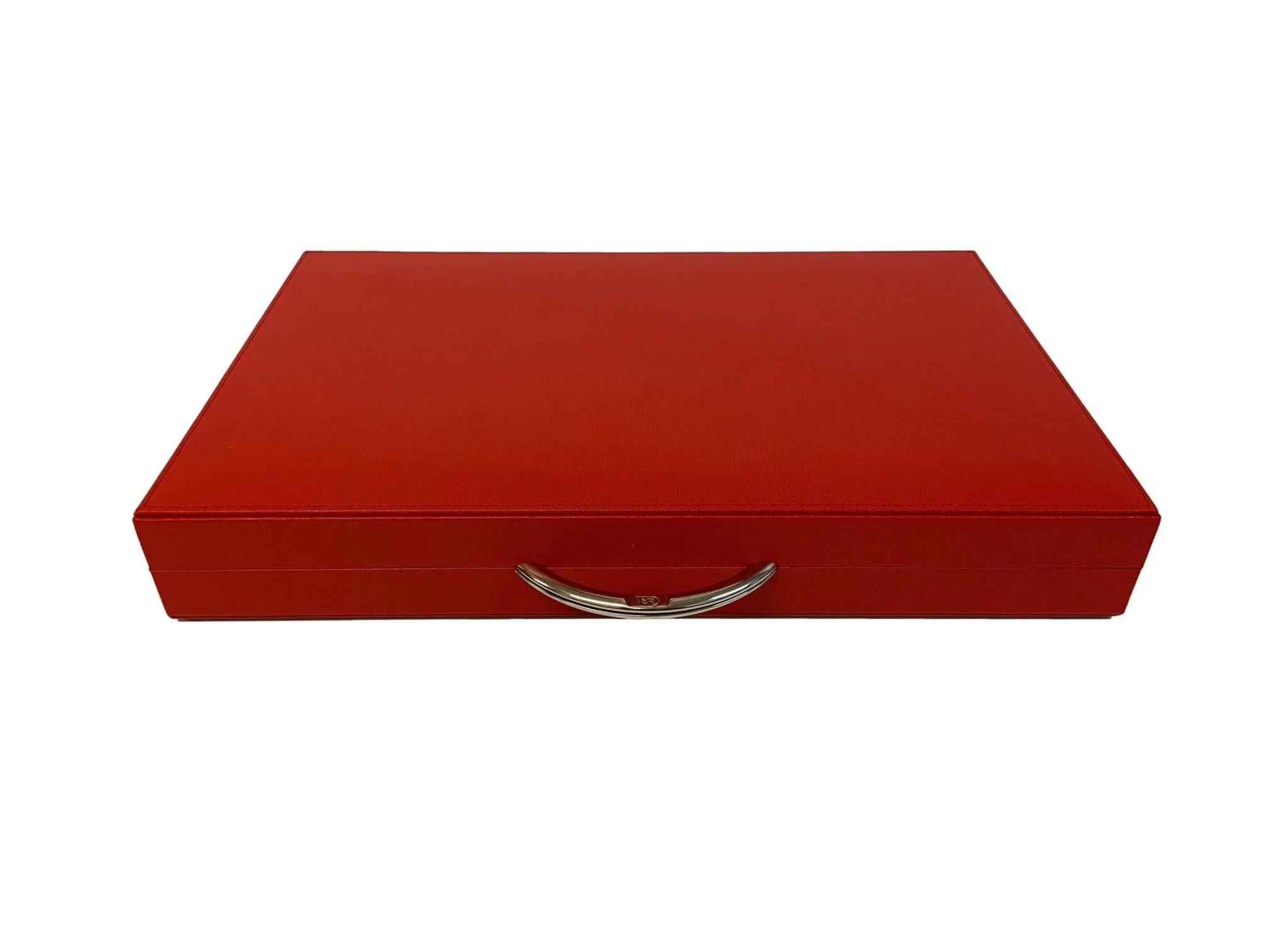 Backgammon Cuir véritable GM - Rouge - Renzo Romagnoli - Image 8