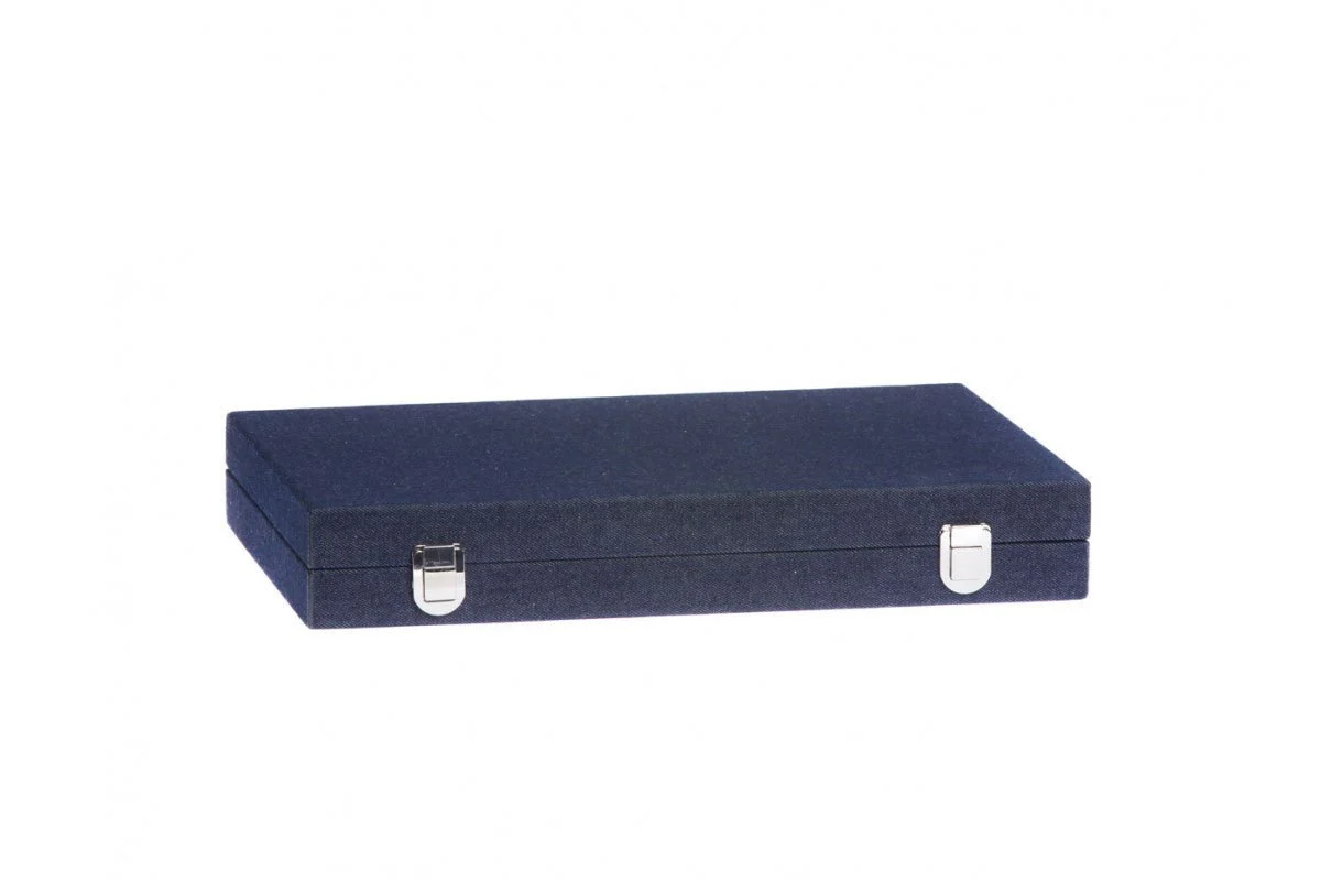 Backgammon Hector Saxe  - Jean's / Cuir - Grand - Image 4